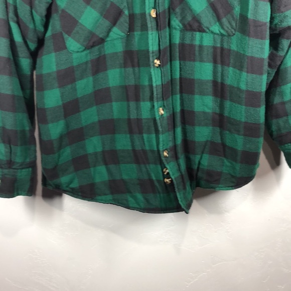 Ozark Trail green plaid quilted jacket size medium - Picture 3 of 11